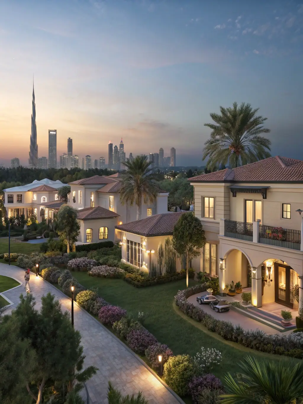 A diverse portfolio of real estate investments in Abu Dhabi, showcasing various property types and investment strategies, emphasizing the company's expertise.