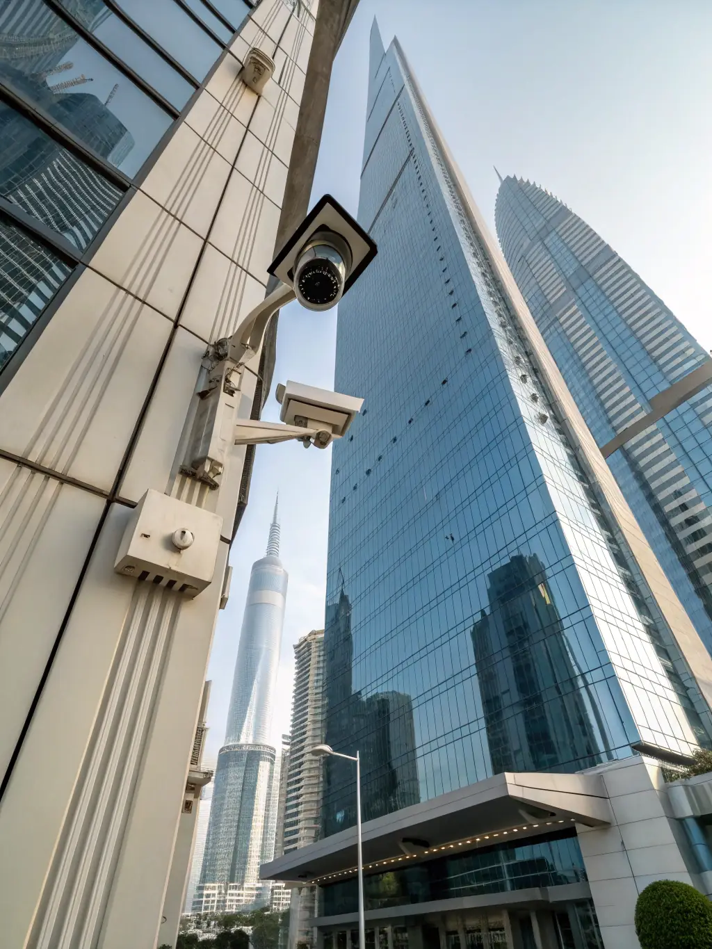 An image of a modern commercial building in Abu Dhabi's business district, representing commercial real estate investment opportunities with stable income potential.